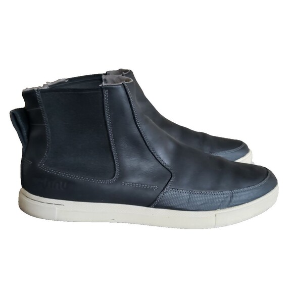 Ahnu Kezar Hiker Inspired Chelsea Boots Black Synthetic Leather Men\'s Size 12 main image 10